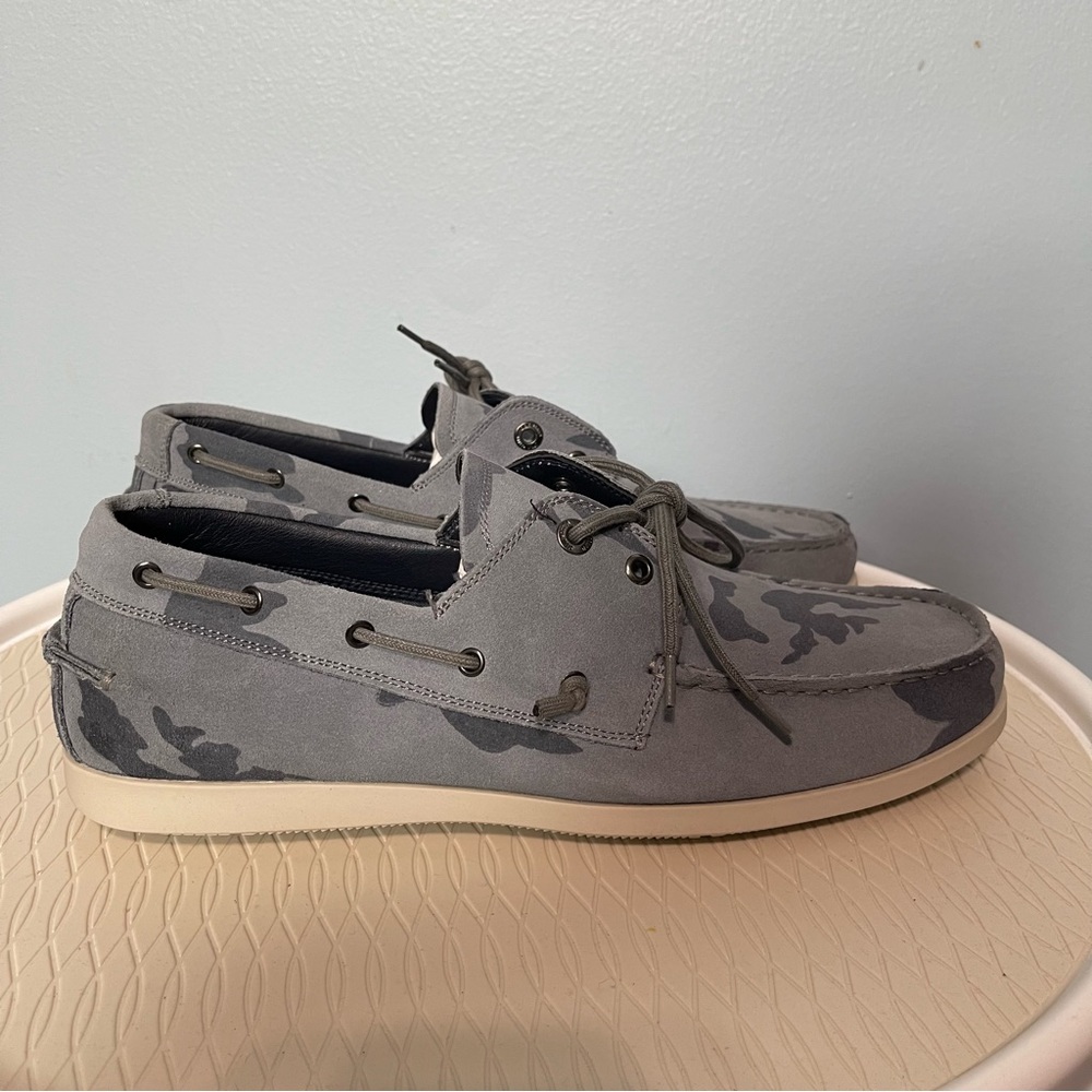 Steve Madden. Mens Leather Lace Up Slip On Boat Shoes Loafers New